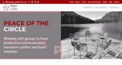 Desktop Screenshot of peaceofthecircle.com